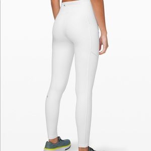 white lululemon leggings